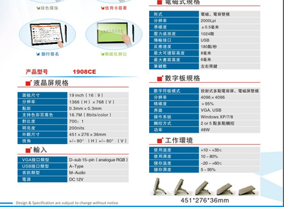 廠家生產(chǎn)19寸電磁電容電阻屏觸摸屏 定制化服務(wù)與價格優(yōu)勢